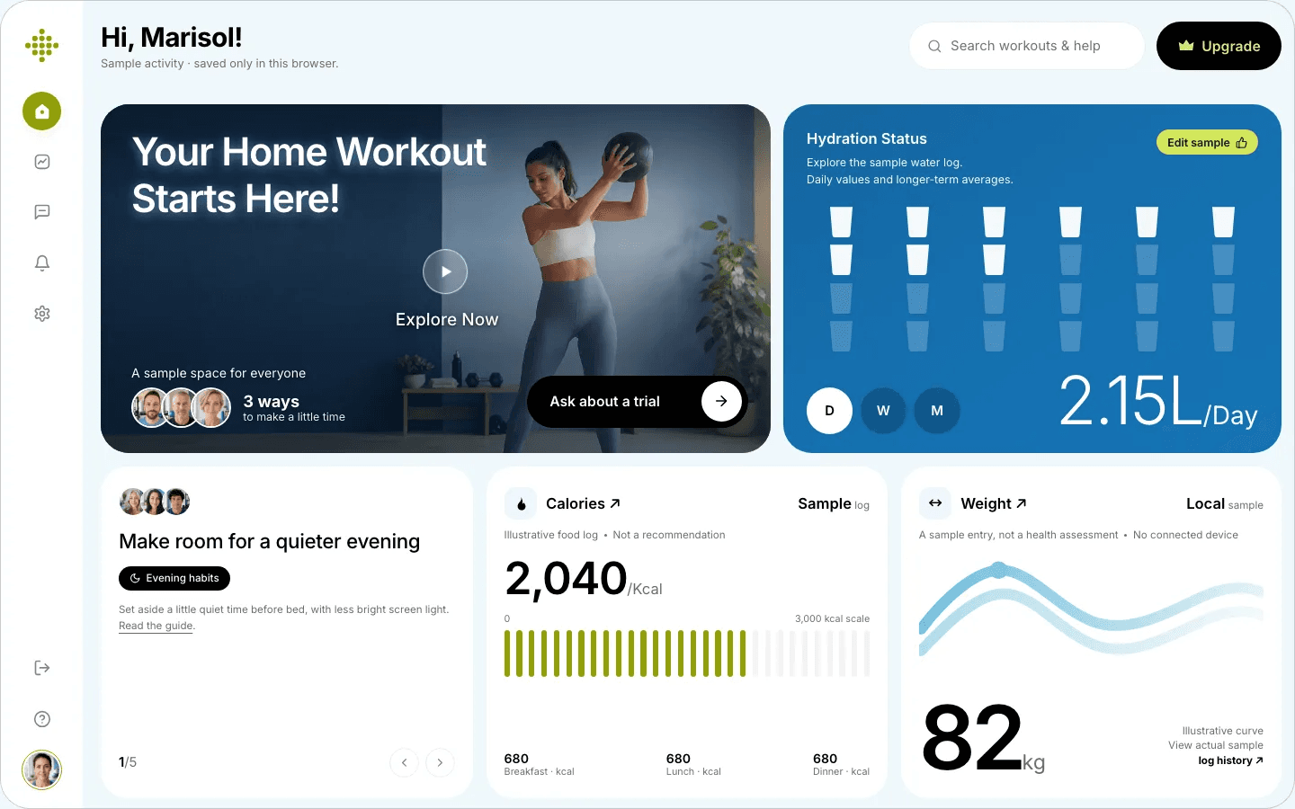 Fitness Dashboard