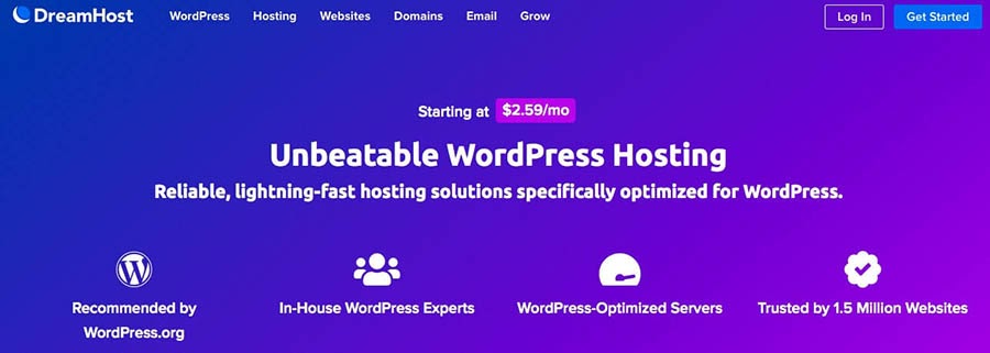 Information about DreamHost’s green hosting efforts.
