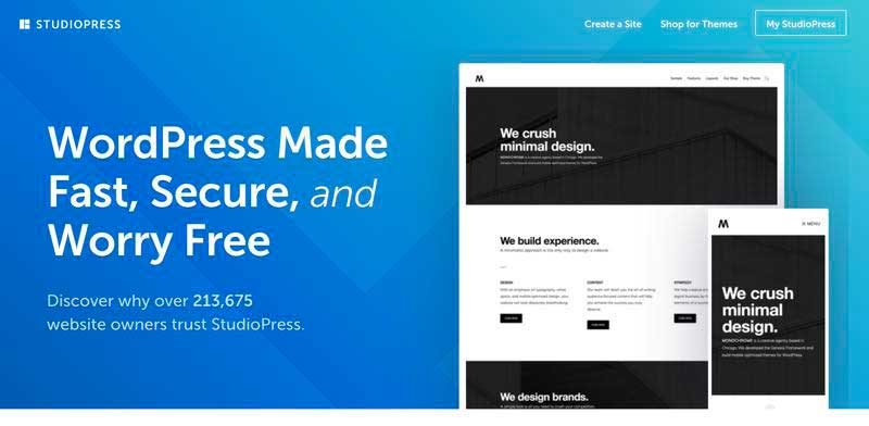 StudioPress Homepage