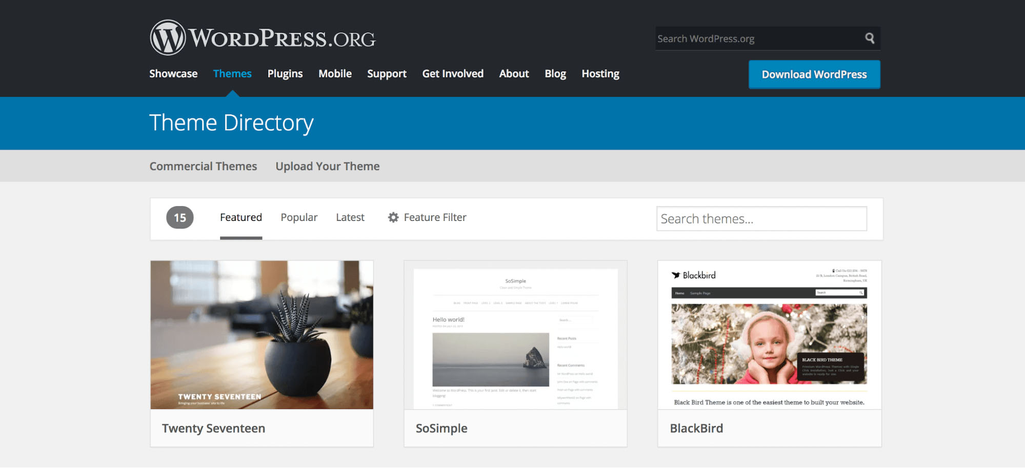 WordPress Theme Directory