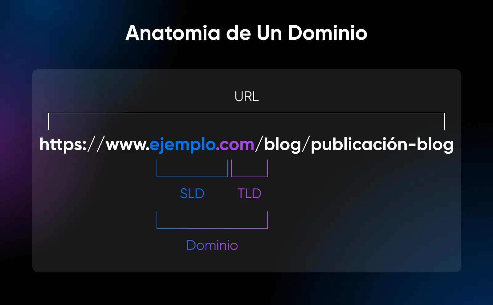 anatomía de la estructura de un dominio