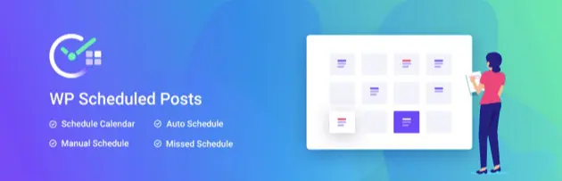Baner wtyczki WP Scheduled Posts