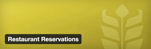 Baner wtyczki Restaurant Reservations.