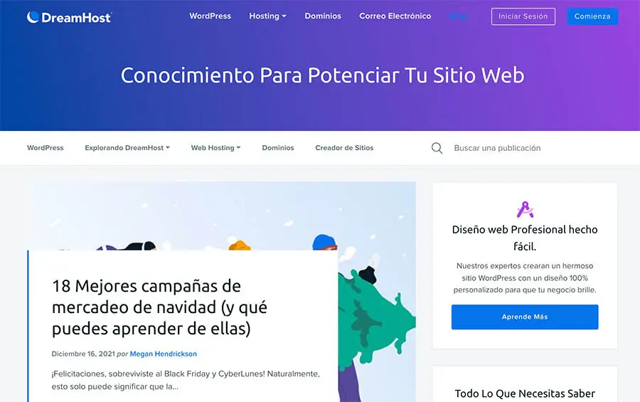 El blog de DreamHost.