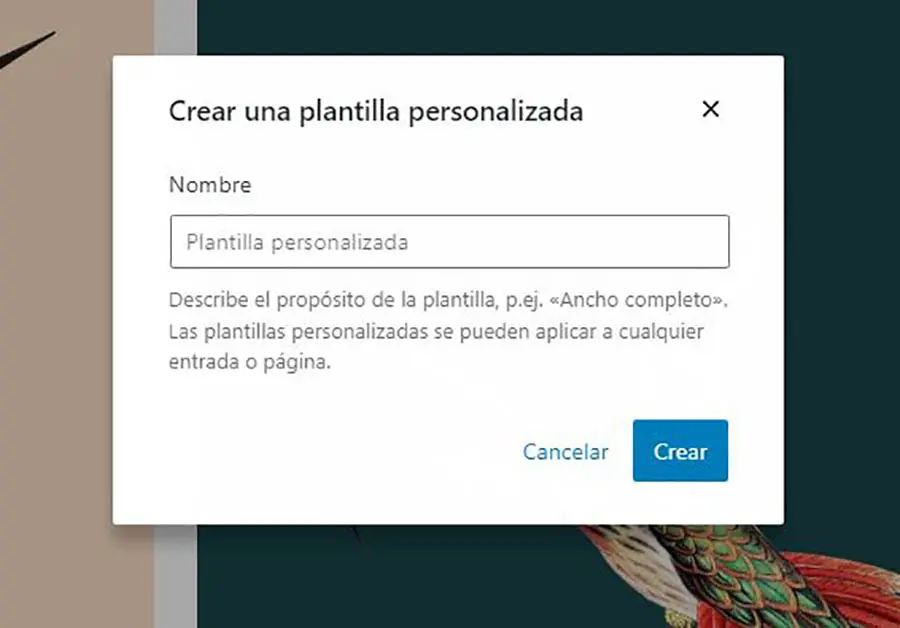 Creando una plantilla personalizada en WordPress.