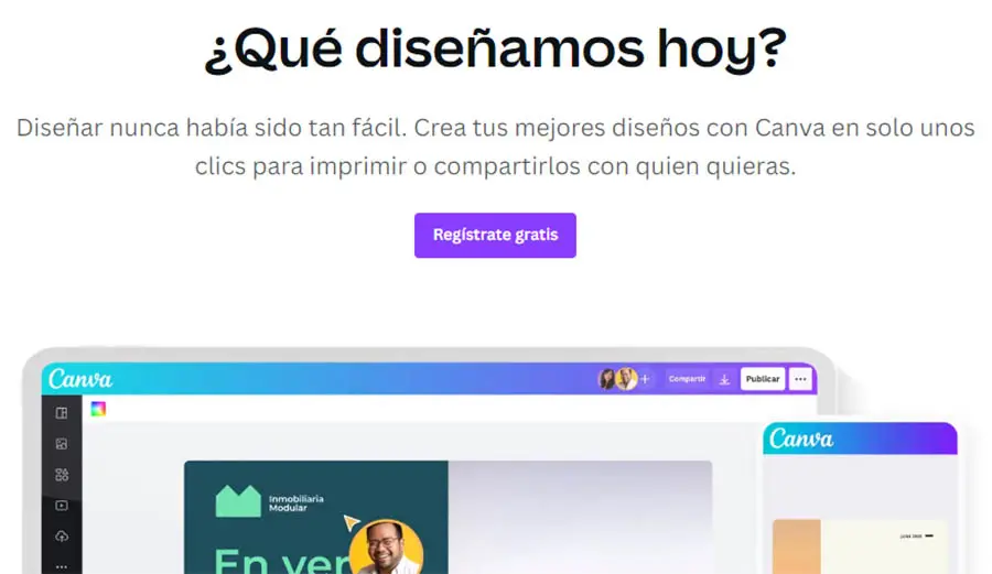 Sitio web de Canva