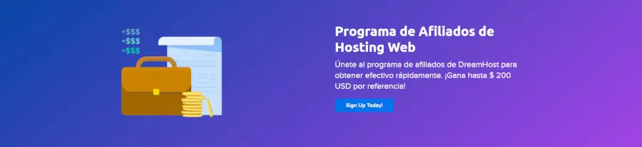 Programa de afiliación de DreamHost