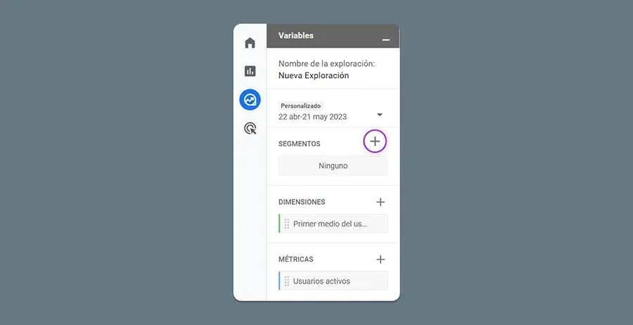 Añadiendo una variable en GA4.