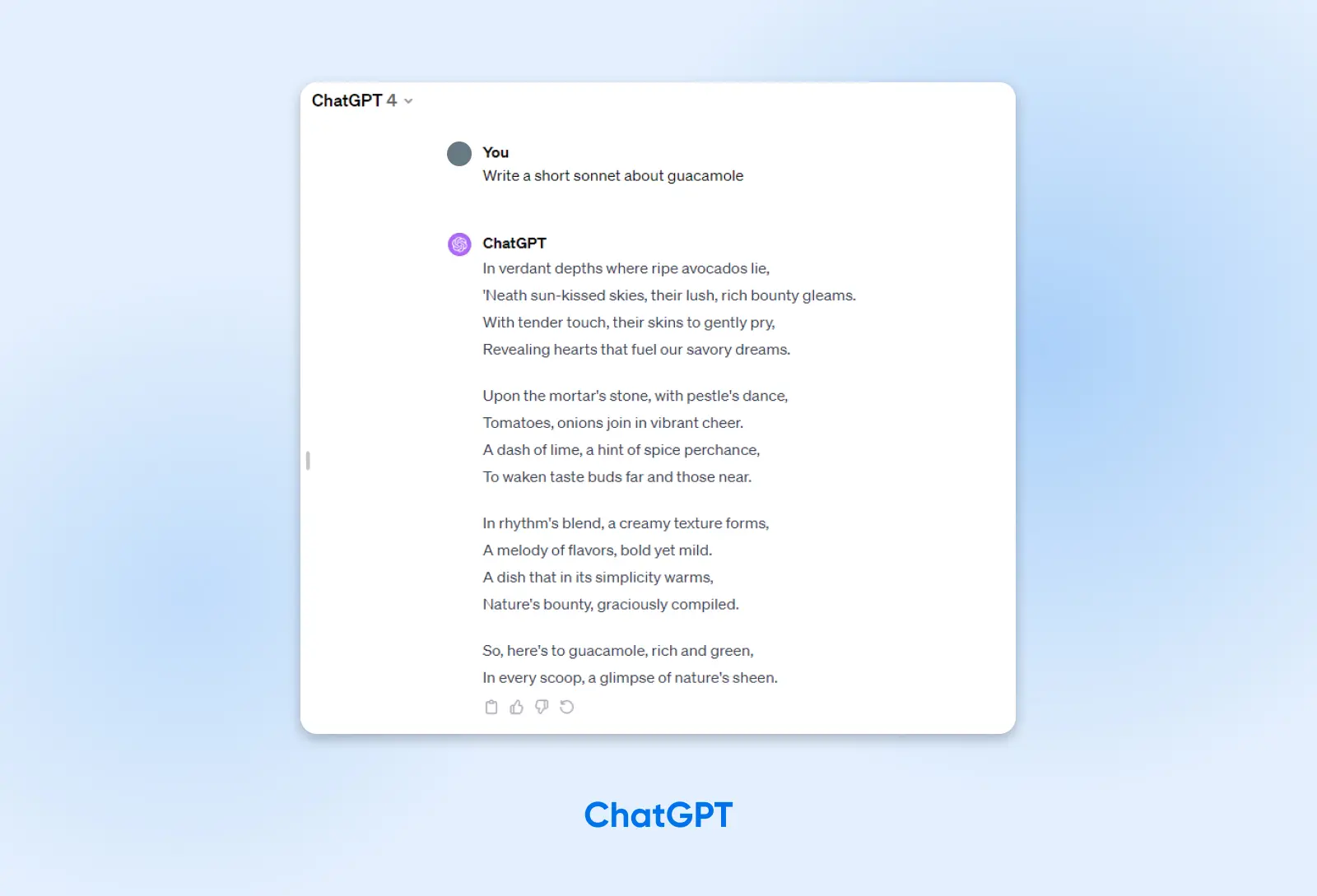 Interfaz IA ChatGPT