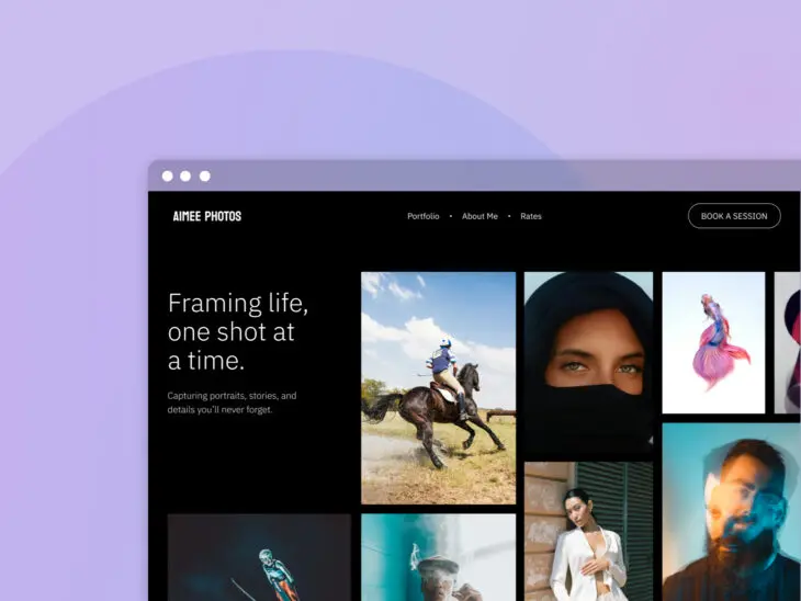 12 Ejemplos de Sitios Web de Fotografía que Simplemente Hacen *Clic* thumbnail
