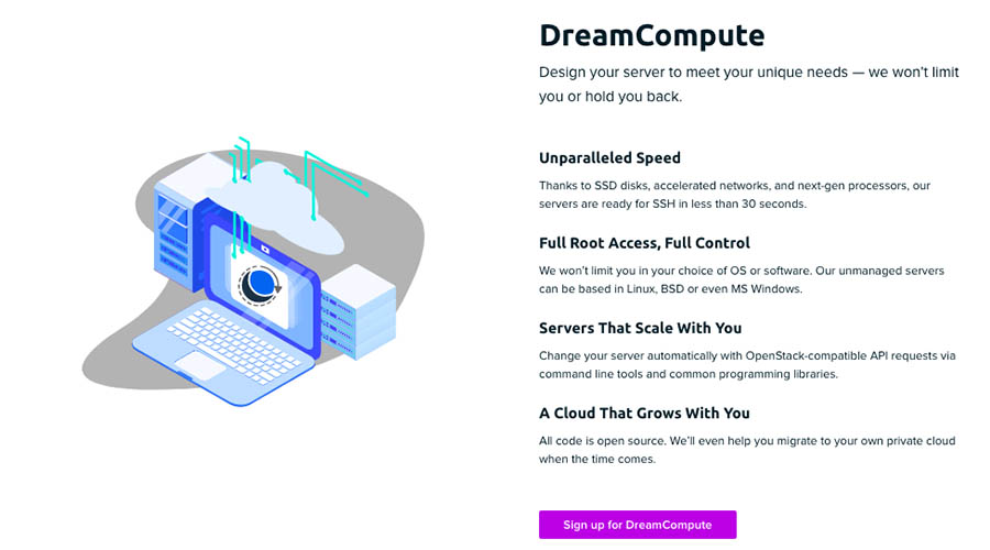 DreamCompute info on dreamhost.com