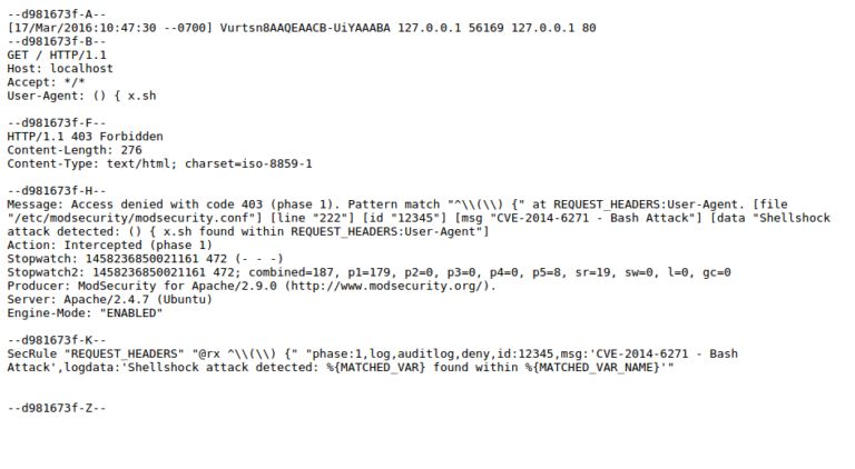 Making Sense of ModSecurity: JSON Audit Logs - Website Guides, Tips ...