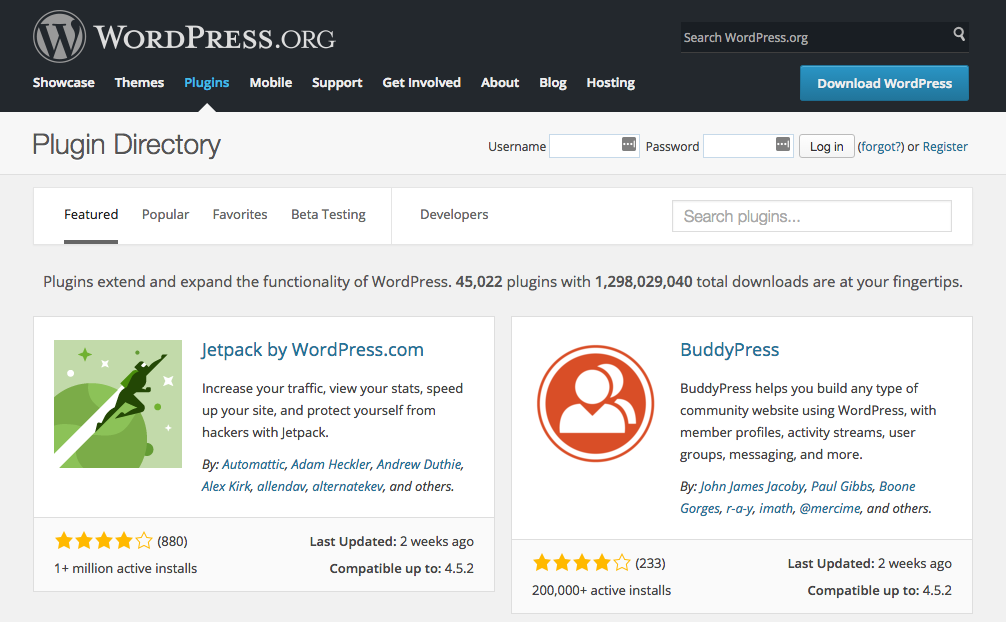 WordPress Themes Plugins