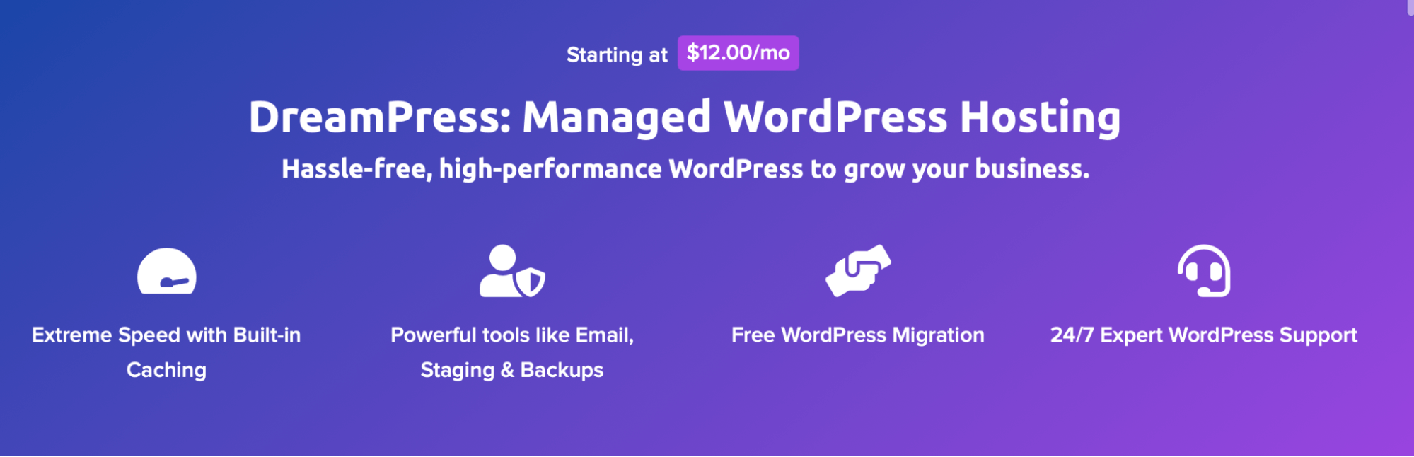 DreamHost managed WordPress hosting