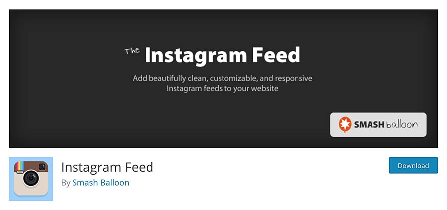 The Instagram Feed plugin.