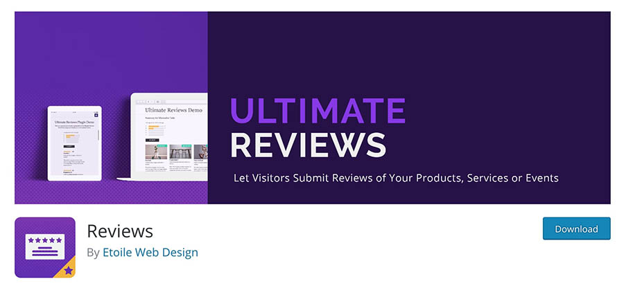  Il plugin Ultimate Reviews.