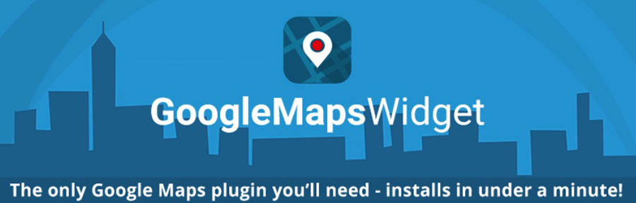 The Google Maps Widget plugin.