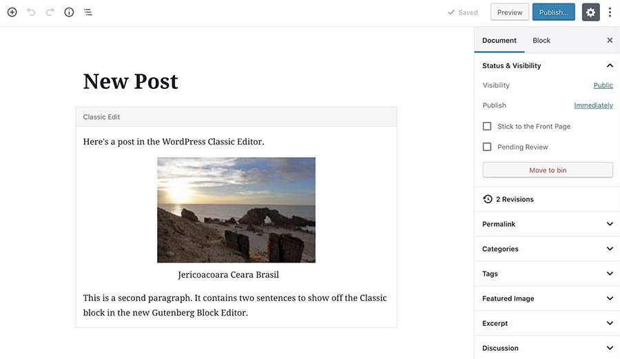 WordPress Block Editor - Latest Posts Block