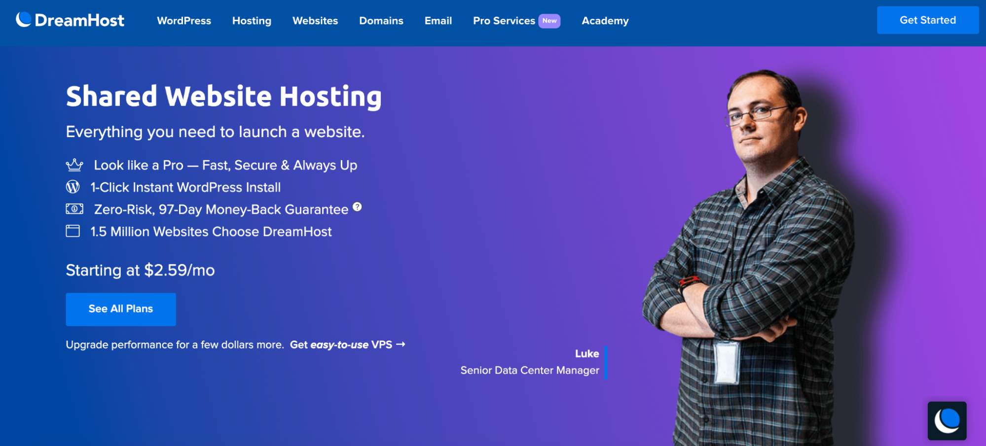 freelance website hosting