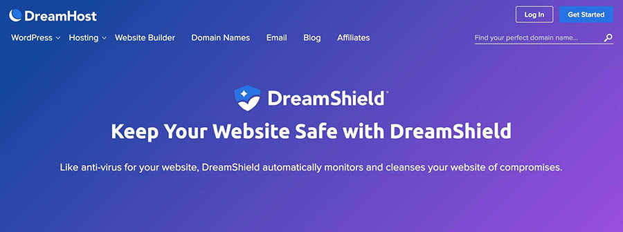 The DreamShield information page.