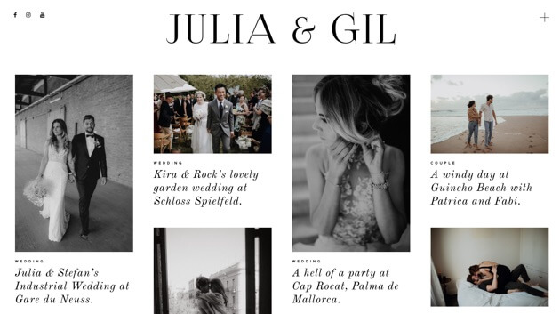 Julia and Gil photography site.
