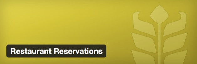 The Restaurant Reservations plugin banner.
