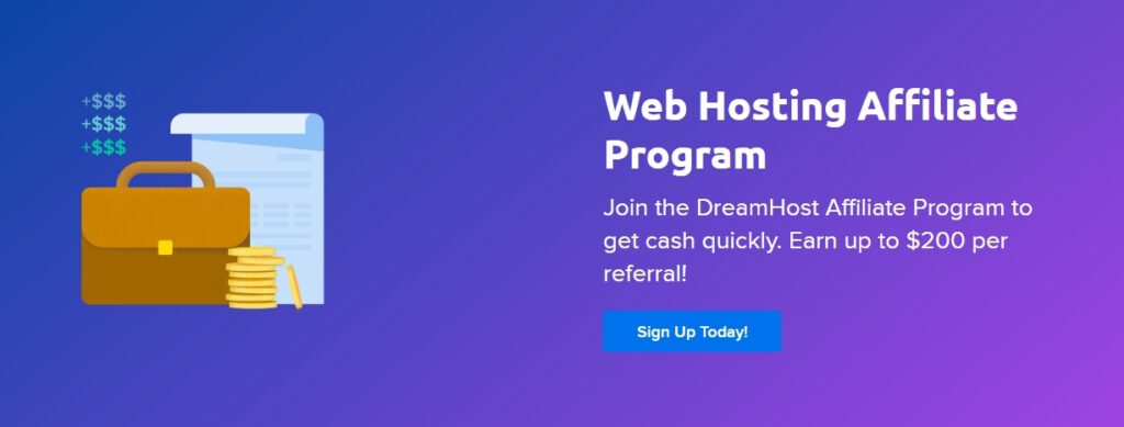 The DreamHost affiliate marketing program
