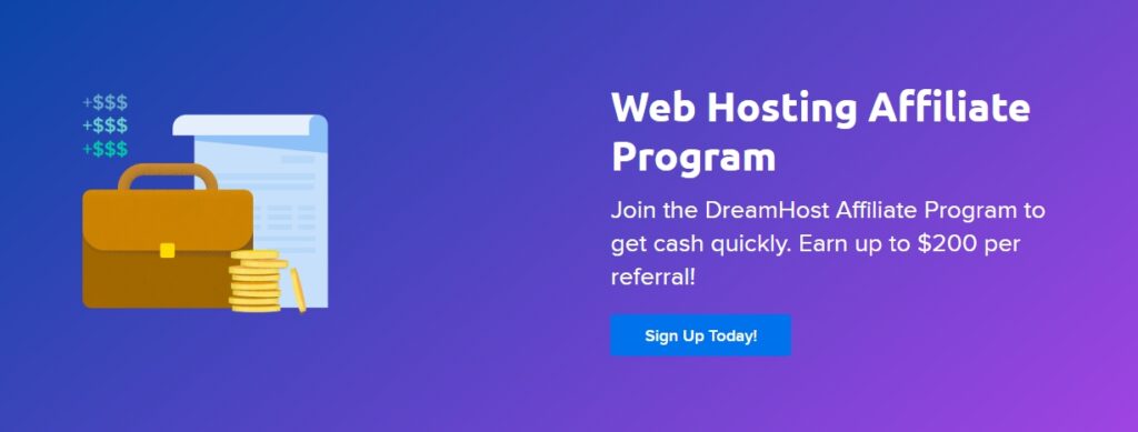 Program marketingu afiliacyjnego DreamHost