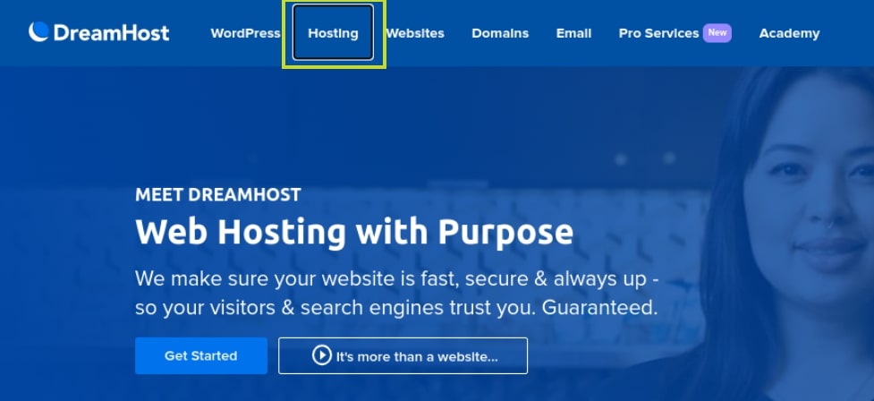 web hosting by DreamHost