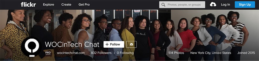 The WOCinTech Chat page on Flickr.