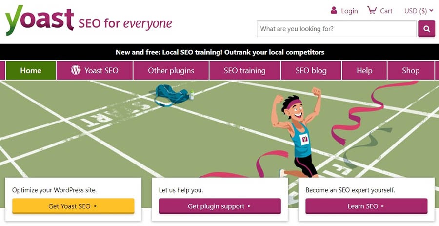 The Yoast SEO plugin.