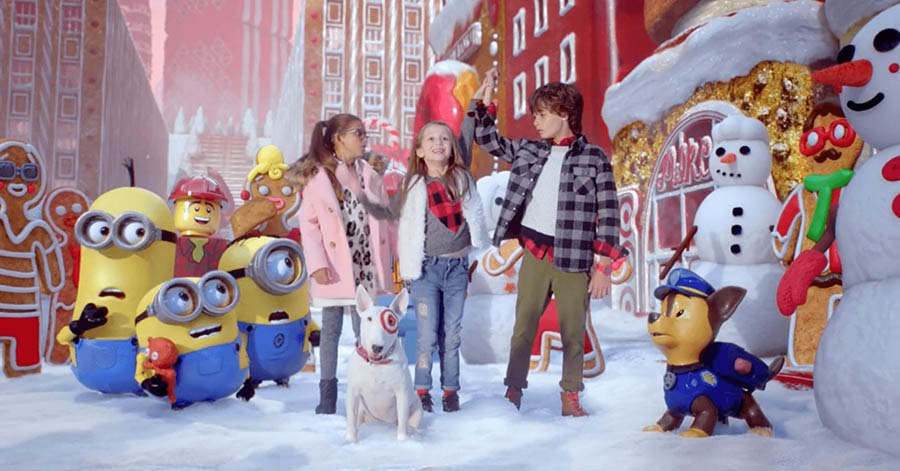 Screenshot from Target’s Holiday Odyssey advertisement.