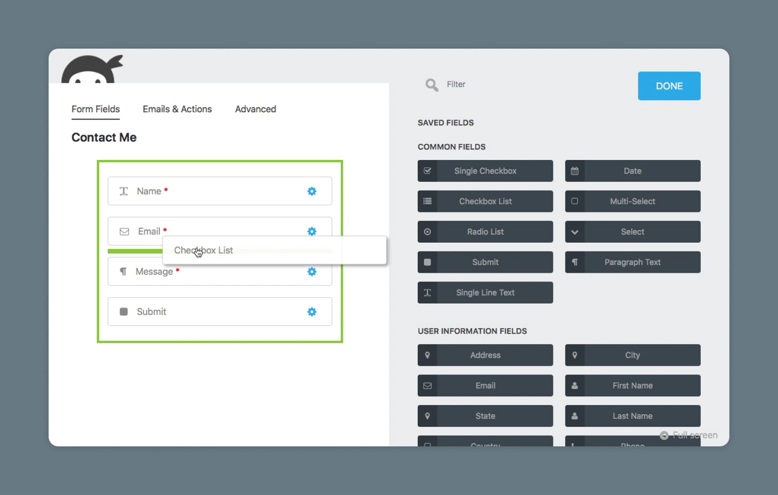 Contact Form Builder Plugins