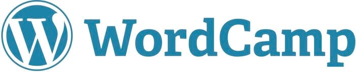 El logo de WordPress WordCamp.