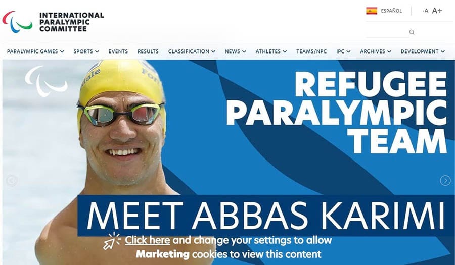 The IPC home page.