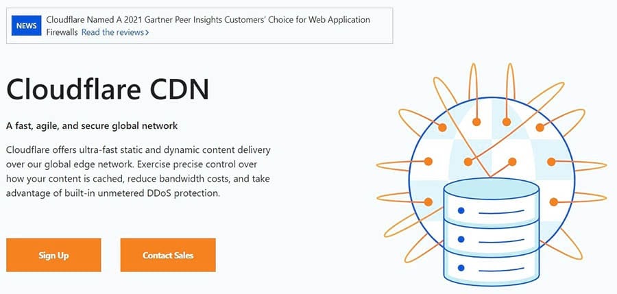 The Cloudflare Content Delivery Network (CDN).