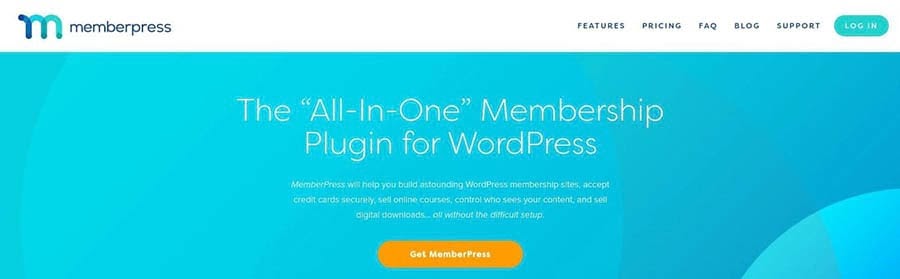 The MemberPress website.
