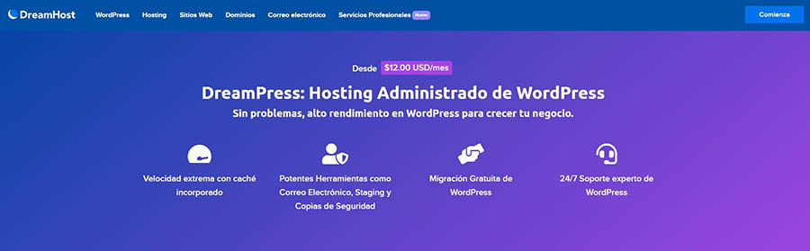 Alojamiento Administrado de WordPress.