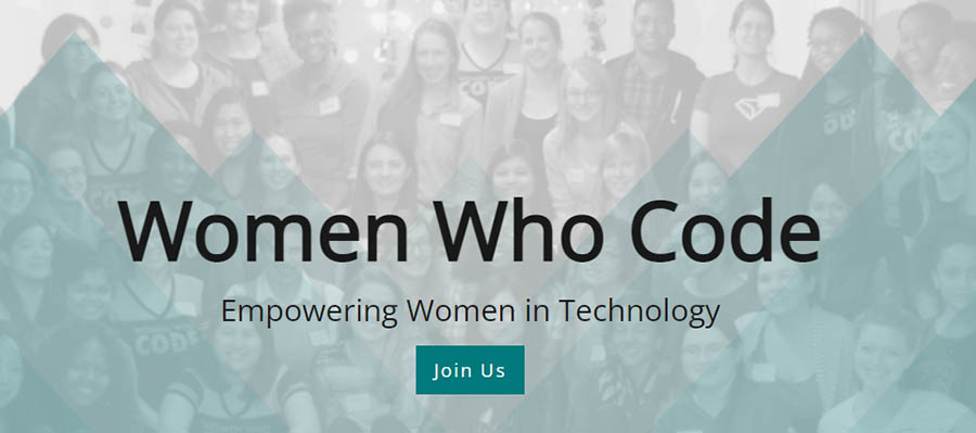 Página inicial Women who code