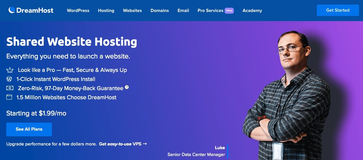 shared website hosting plans