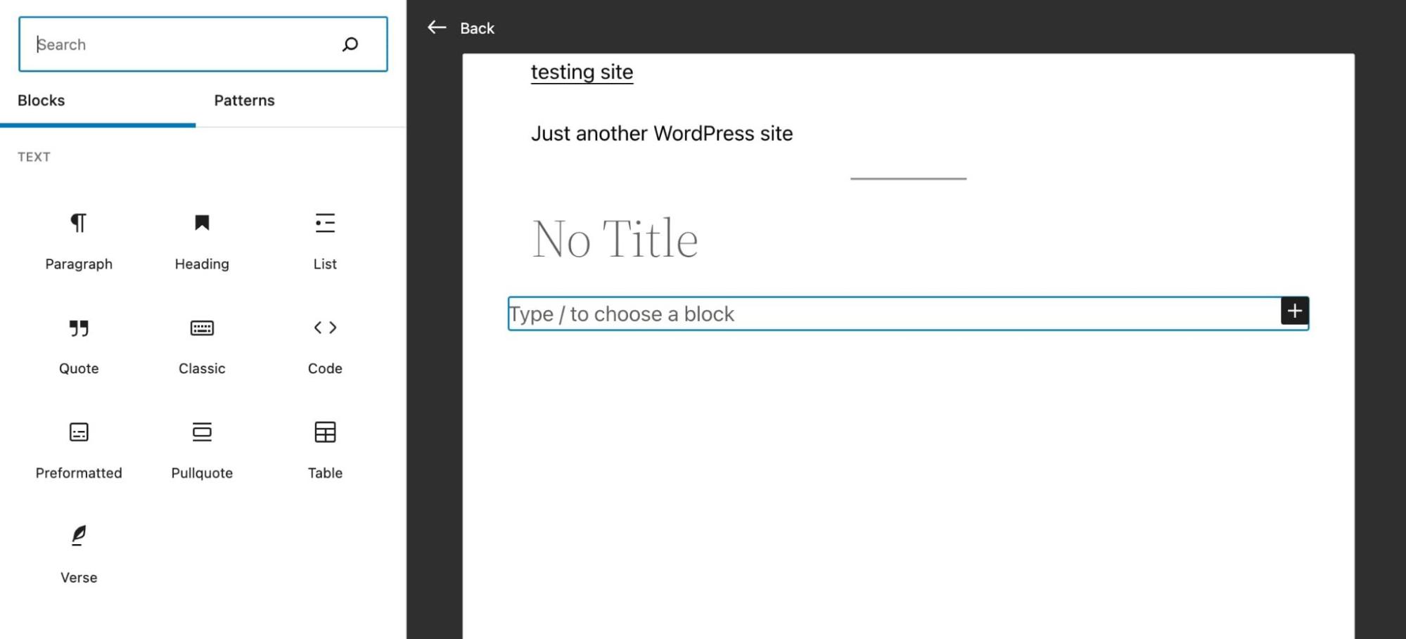 add Block to WordPress Template