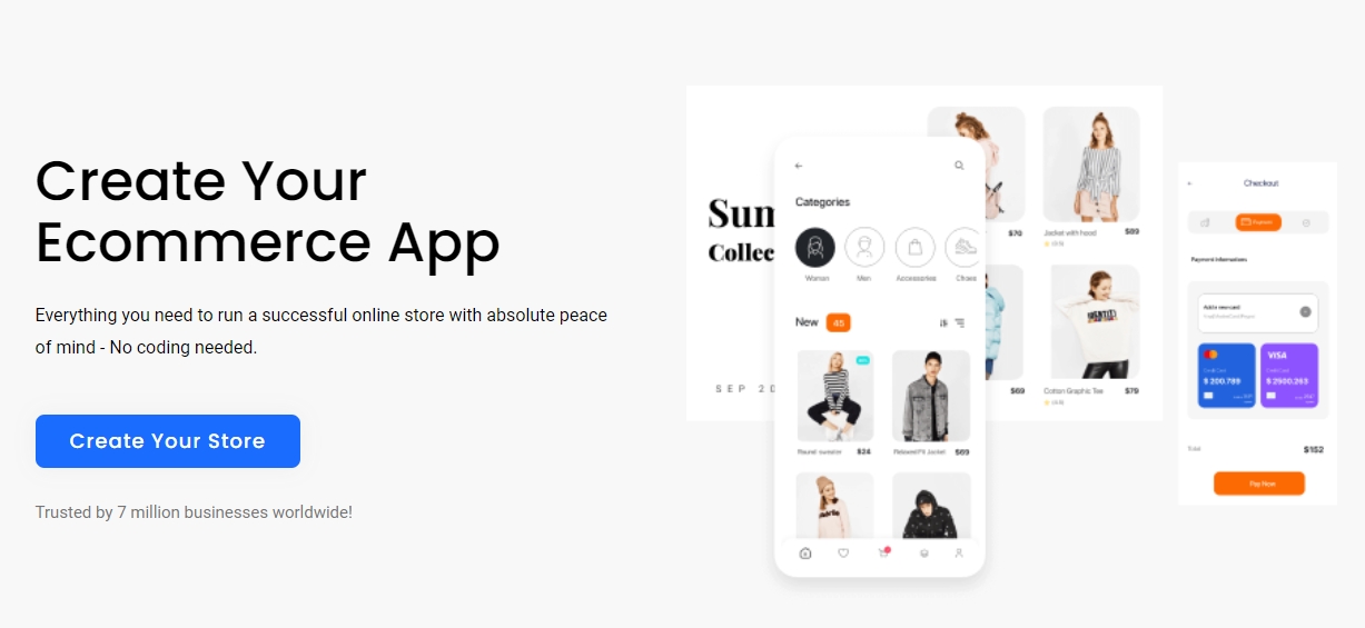 create an ecommerce app