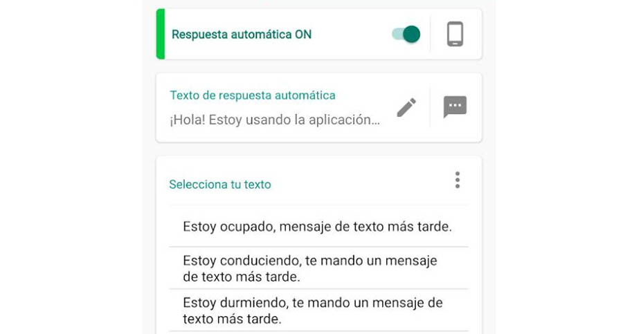 Configurando un mensaje automático con WhatsApp Business