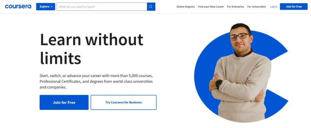 Coursera website