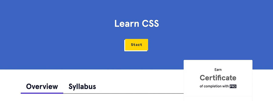 Codecademy CSS course