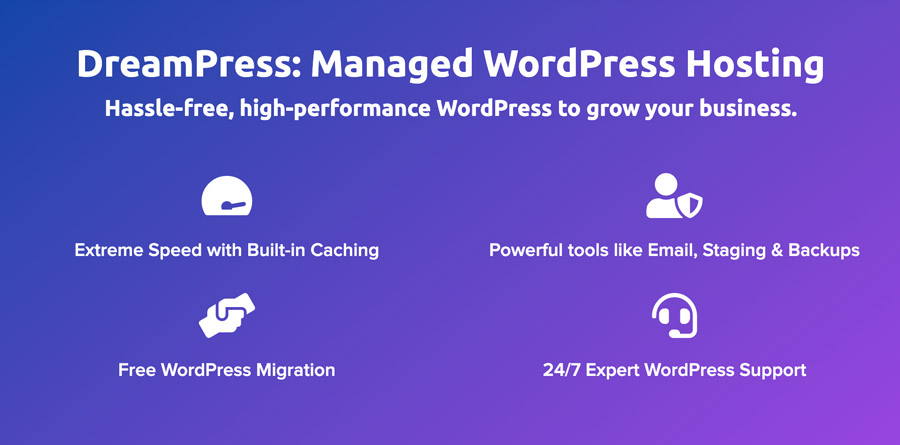 DreamPress managed WordPress hosting