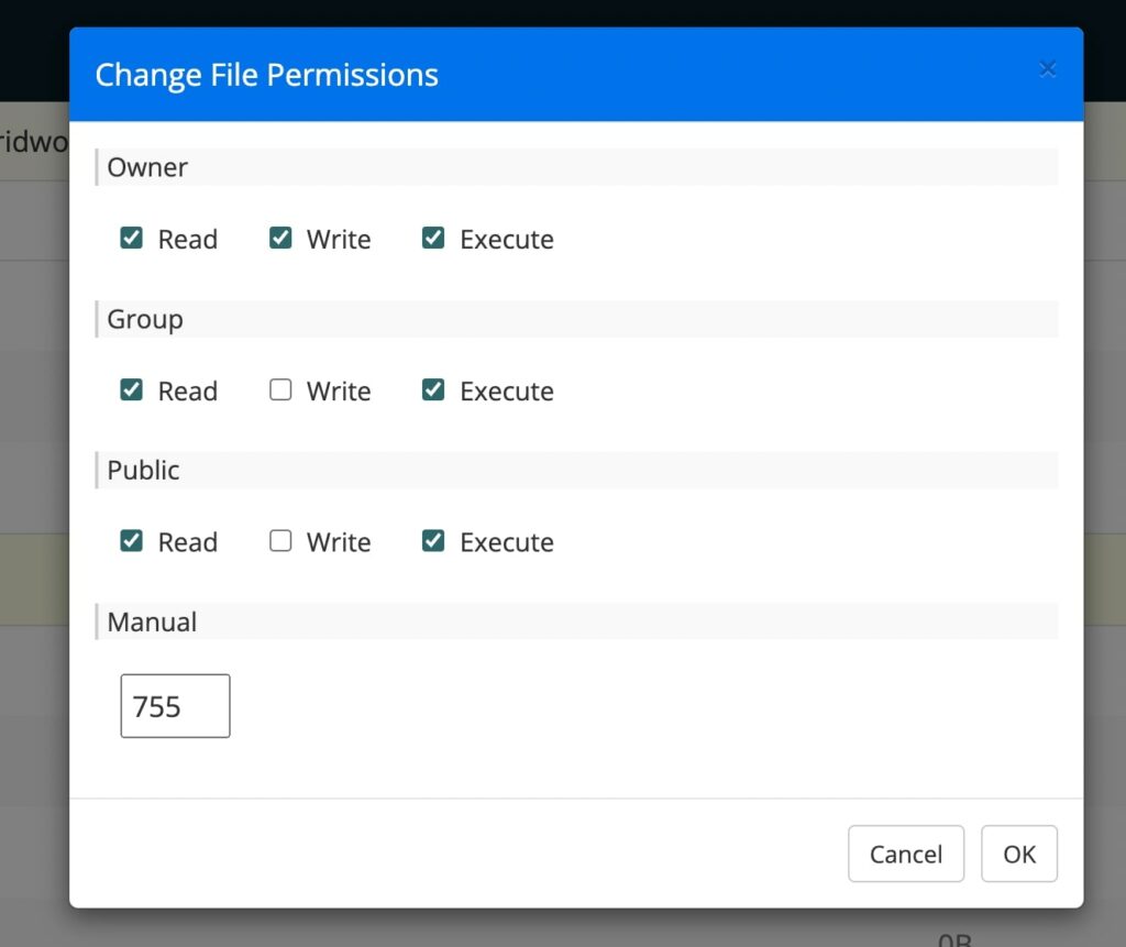 File permissions