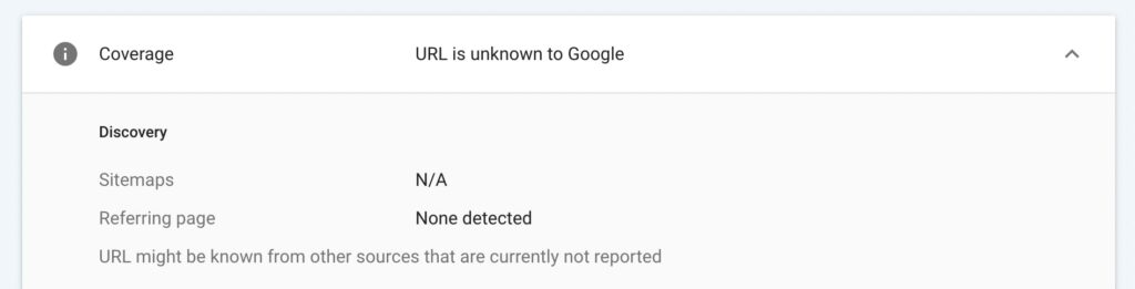 Google Search Console submit URL not indexed