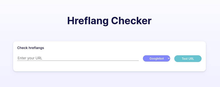 La herramienta Hreflang Checker