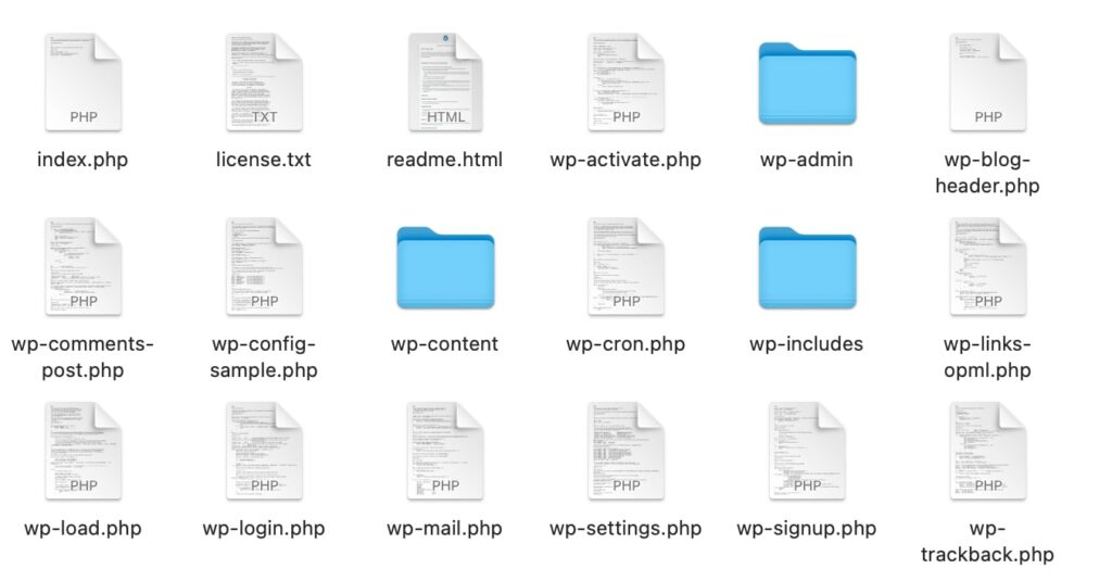php files for WordPress